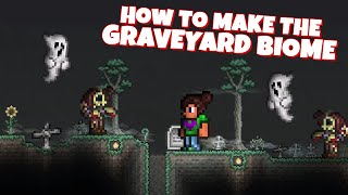 How to make Graveyard Biome in Terraria