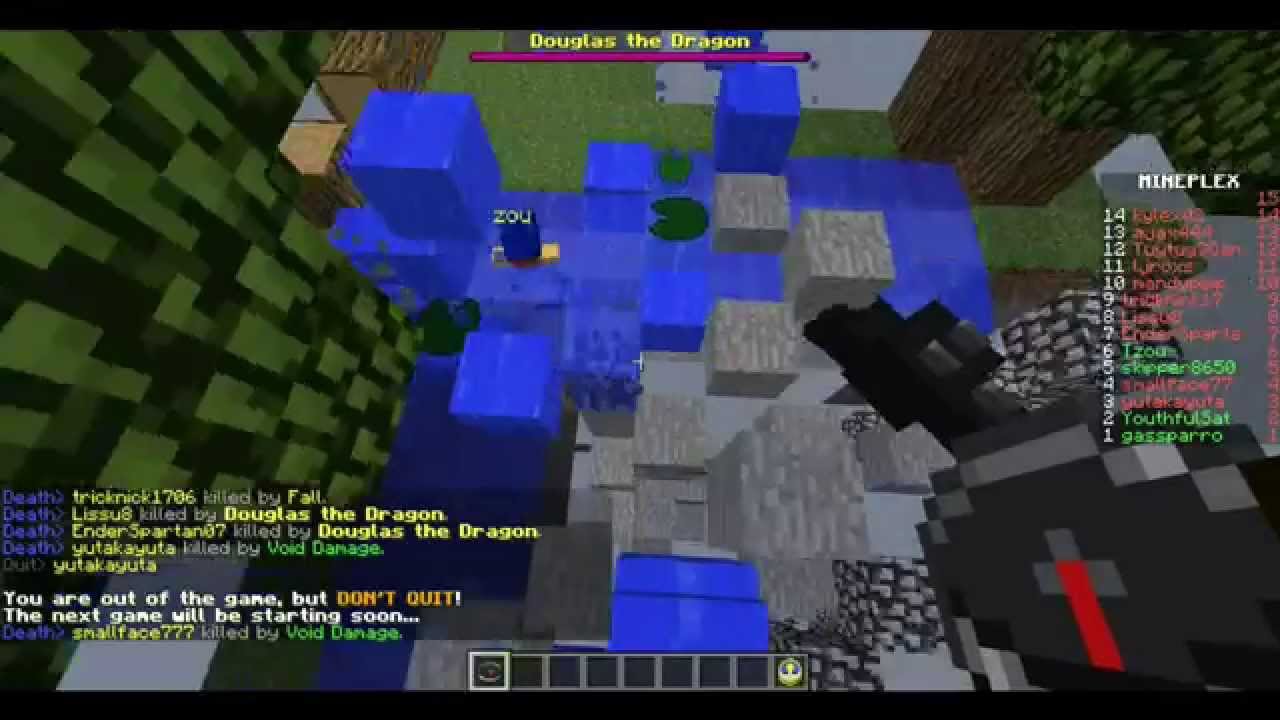 Minecraft Mini-game: Dragon Escape - Oh the fails...