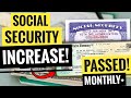 🔥NEW📈 BIGGER Monthly Social Security Increase Money!✅ How Much Extra Increase for SSA SSI, VA,SSDI??