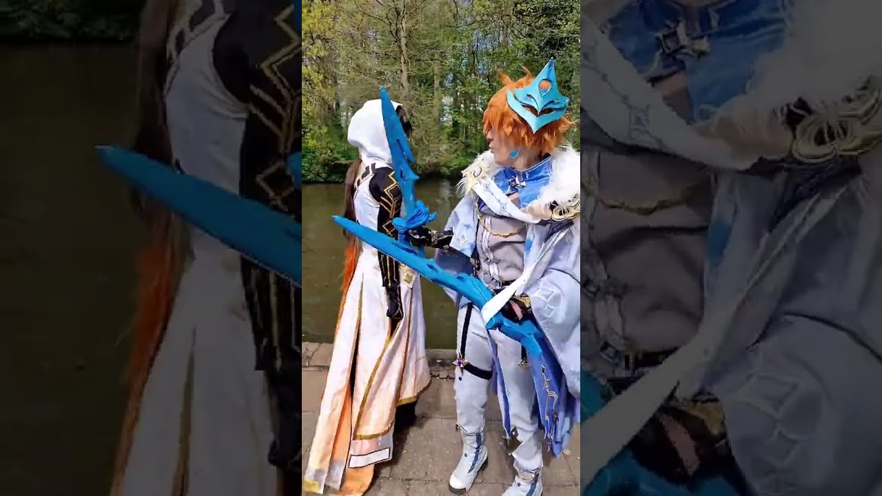 Zhongli's New Tactic #genshinimpact #cosplay #genshin #tartaglia #childe #short #zhongli #morax