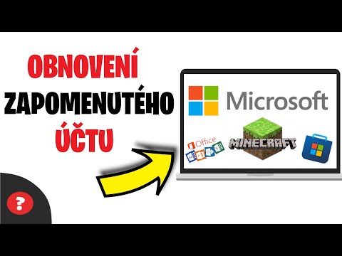 Jak OBNOVIT ZAPOMENUTÝ ÚČET pro MICROSOFT / Minecraft | Návod | Počítač / Microsoft