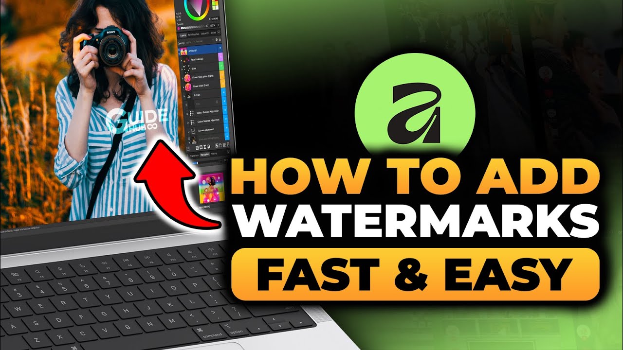 How To Add Watermarks in Affinity Designer (FAST & EASY) | 100% WORKS ...