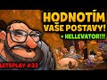 LETSPLAY #33 - HODNOCENÍ POSTAV + HELLEVATOR!
