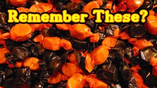 What's the story behind those black and orange wrapped candies at Halloween? (Peanut Butter Kisses)