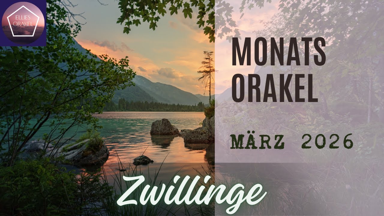 Zwillinge ♊️ Orakel für März 2026 💕 Deine Sehnsüchte zeigen sich. 
