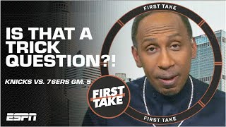 Stephen A. Smith POINTS THE BLAME in Knicks’ OT loss to the 76ers  | First Take