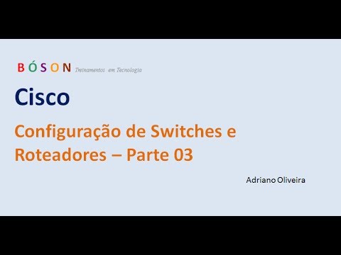 Vídeo: Como salvo a configuração em execução no Packet Tracer?