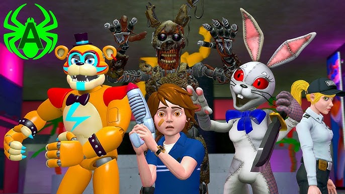 Gregory and Glamrocks meets the Old Animatronics (Part 9)