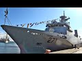 Commissioning of Pakistani Corvette PNS 271 Yarmook, built by Damen in Romania