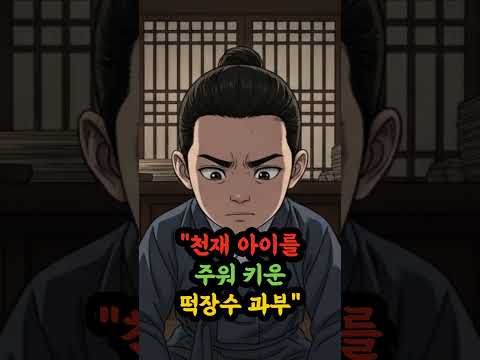 천재 아이를 주워 키운 떡장수 과부... 그 결말은? ㅣ #쇼츠 #쇼츠스토리 #shortsvideo #shorts #short #shortvideos #야담 #옛날이야기