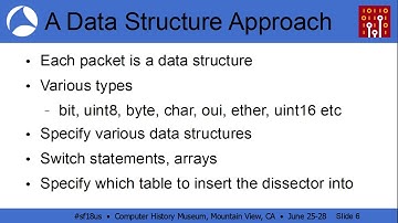 SF18US - 18: Generating Wireshark Dissectors (Richard Sharpe)