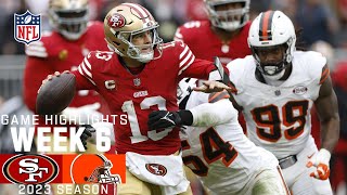 San Francisco 49ers vs. Cleveland Browns | 2023 Week 6 Game Highlights screenshot 4