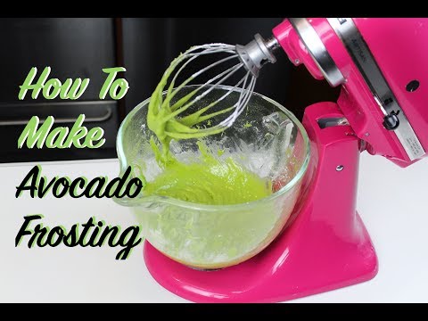 How To Make Avocado Frosting | CHELSWEETS