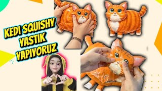 Kağıttan Kedi Yastık yapıyoruz 👀💖 #kendinyap #craftideas #craft 