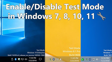 Remove Test Mode Watermark in Windows 11/10/8/7 – Enable or Disable Test Mode