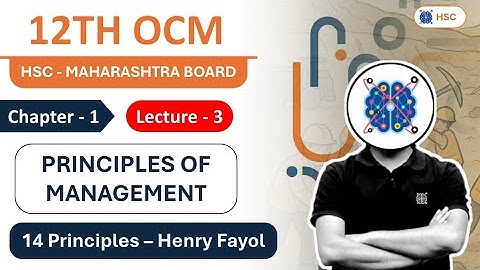 Lecture 3 – Hanry Fayol