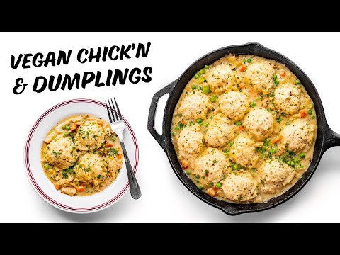 Ultimate COMFORT FOOD! Vegan Chicken & Dumplings!