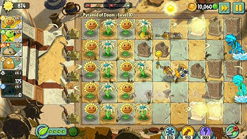 plants vs zombies 2 pyramid of doom level 10