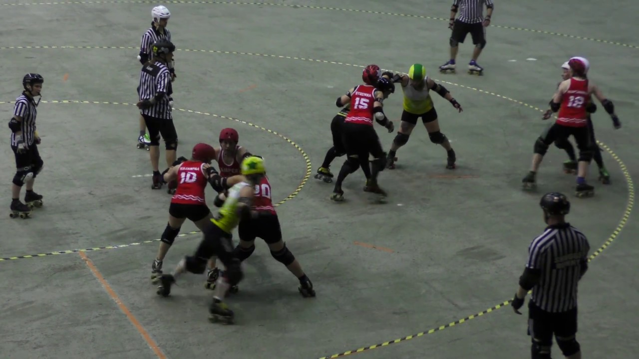 Roller Derby Suomi Cup 2017 finals Helsinki Roller Derby vs Tampere Roller Derby
