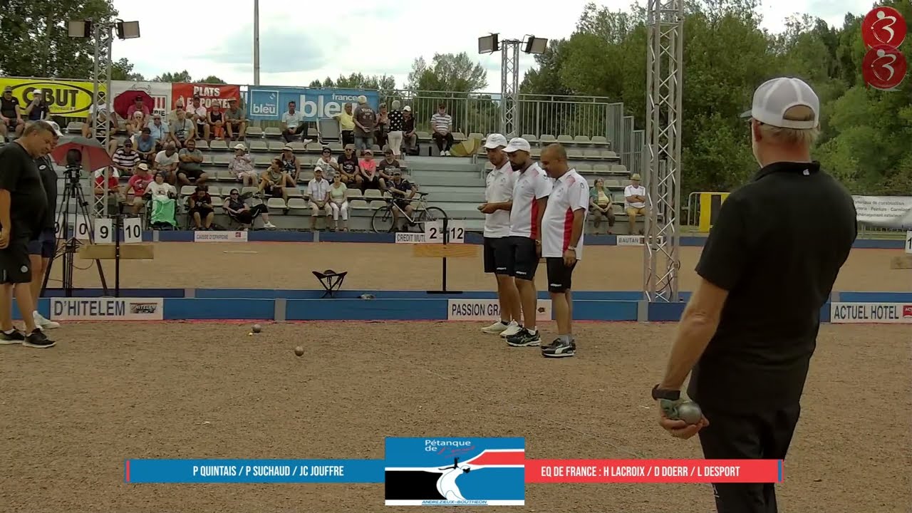 Miniature : 💪 Meilleurs moments - 1/2 QUINTAIS vs LACROIX (Eq de France) : Pétanque Andrézieux-Bouthéon 2022
