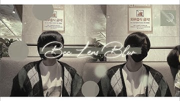 ae inspired bcc lens blur | alight motion