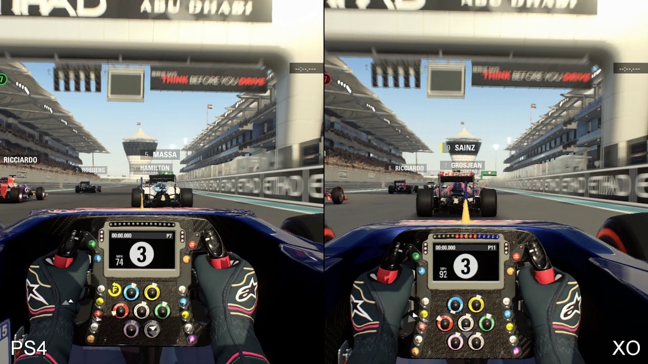 F1 2015 PS4 vs Xbox One Comparison - YouTube