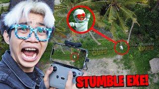 DRONE MEREKAM MUMMY STUMBLE EXE DITANAH KOSONG! DI DUNIA NYATA DIA SANGAT MENGERIKAN, KITA DI KEJAR!