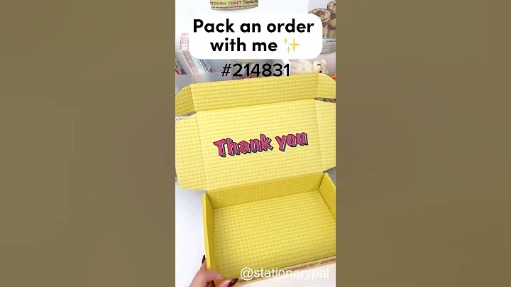 ✨pack an order with me # #study #fyp #packanorder #smallbusiness #shopsmall #stationerypal