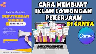 Cara Membuat Info Lowongan Pekerjaan Di Canva - Tutorial Canva