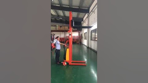 Sinolift Semi-Electric Stacker-SPN Series are testing function#electricstacker #forklifttruck