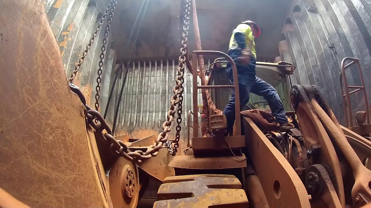 Unloading Bulk Carriers at Port Kembla.