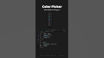 Color Picker HTML CSS #coding  #shortvideo #viralvideo #webdesign #htmlcss