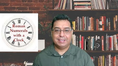 Roman Numerals With an Analog Clock Online Tutorial Session Demonstration