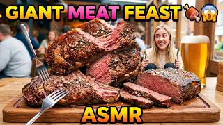 GIANT MEAT FEAST 🍖😱 ASMR