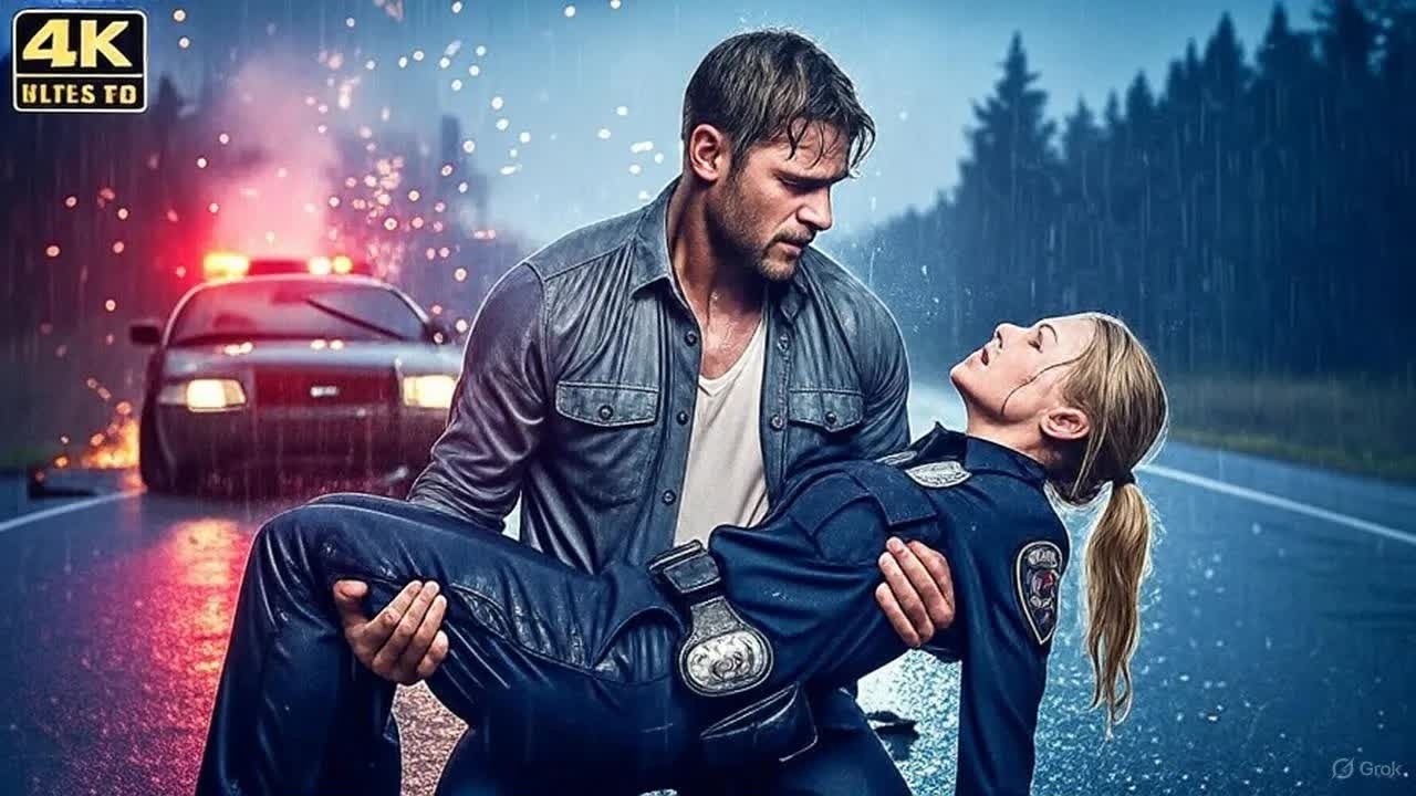 Alleinerziehender Vater rettet Polizistin – die Wahrheit schockiert alle