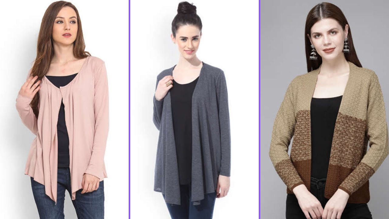 Beautiful collection of shrugs for women Open front shrugs for women