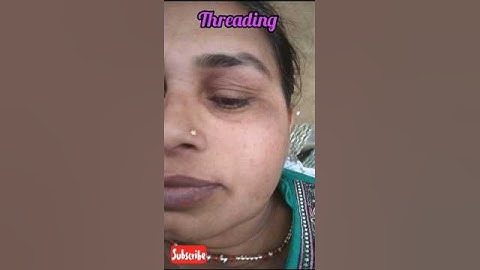 Eyebrows threading tutorial    #eyebrowthreading #shortsfeed #ytshorts #youtubeshorts