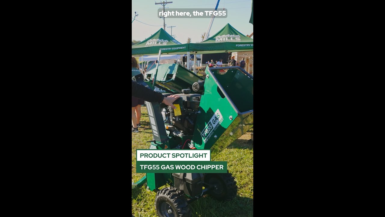 TFG55 GAS Wood Chipper at the Paul Bunyan Show!