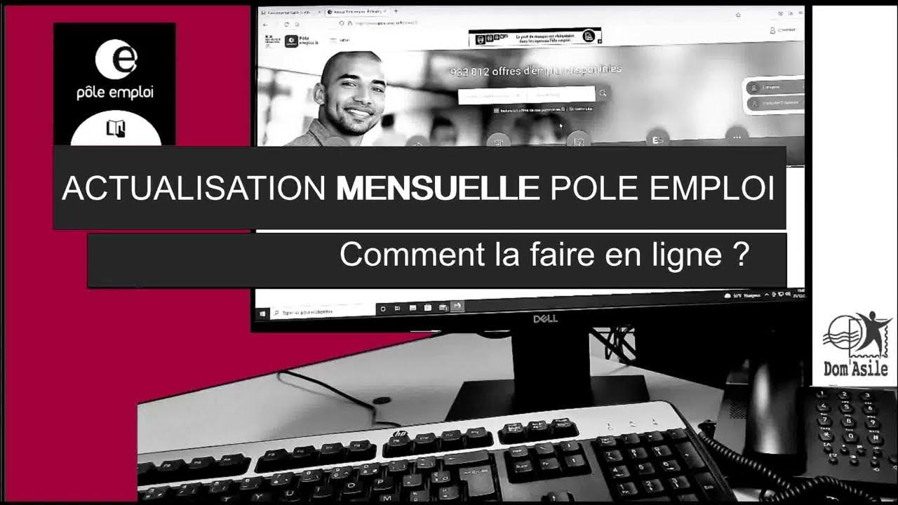 ACTUALISATION MENSUELLE POLE EMPLOI Comment la faire en ligne ? YouTube