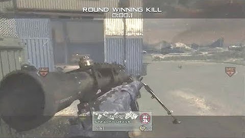BEST 2 PIECES TRICKSHOT ON SCRAPYARD - SND (MW2)