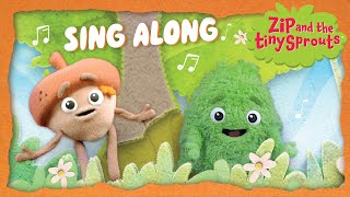 Zip and the Tiny Sprouts Puppet Sing Along! | Tiny Souls Children's Music