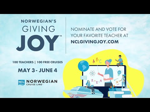 Video: Norwegian Cruise Line Giver Gratis Krydstogter Til Lærere