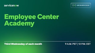 Employee Center Academy
