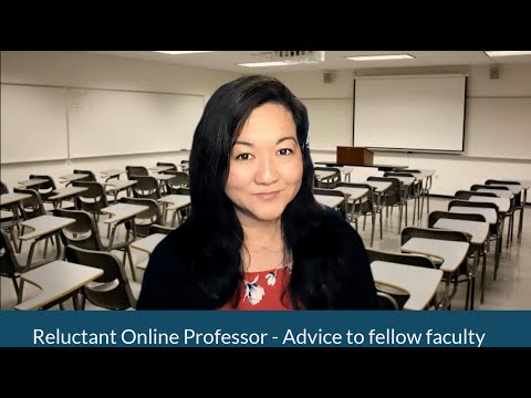 Advice to fellow faculty teaching asynchronous classes