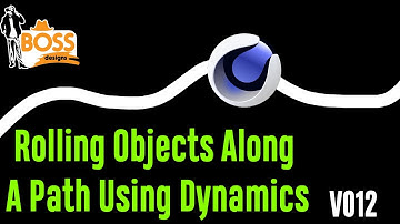 Rolling Objects Along A Path Using Dynamics | Cinema 4d @CG Shortcuts