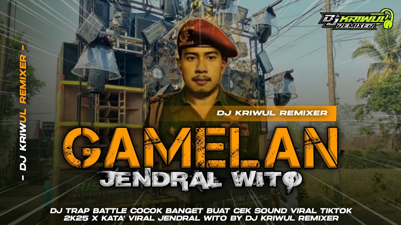 DJ TRAP GAMELAN BASS RENDAH COCOK BANGET BUAT CEK SOUND X KATA-KATA MBAH FASKHO❗