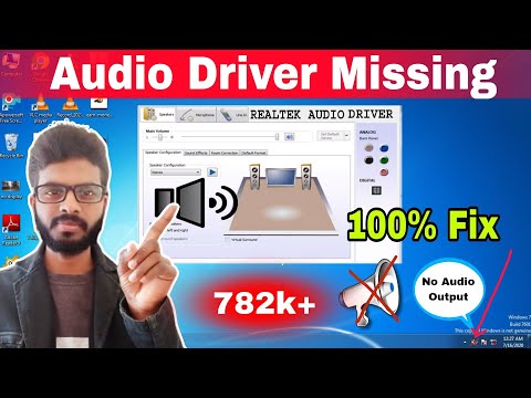 How to Fix Audio Driver problem in windows 7 8 10 11 Fix No Audio Output problem 100 by vermag services