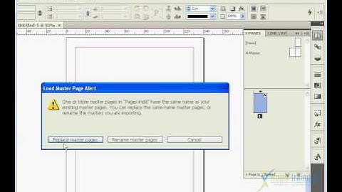 Adobe Indesign CS4 (TAMIL) MANAGING PAGES==Master Page Load and Move-006.flv