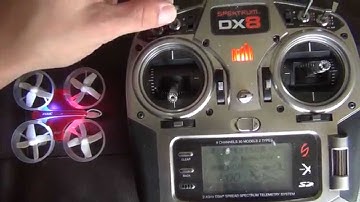 Blade Inductrix DX8 Setup