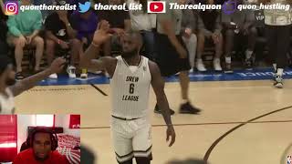 LeBron James Drops 42 PTS \& 16 REB In Drew League Return Reaction